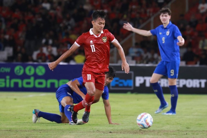 hasil uji coba: sempat unggul, timnas u-20 kena comeback thailand