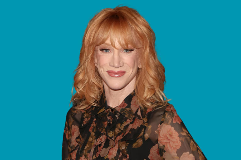 Kathy Griffin is pictured on November 7, 2023 in Los Angeles, California. The comedian is pleading with fans to buy tickets to her upcoming standup comedy tour, as she admitted that some tickets are "not selling well."