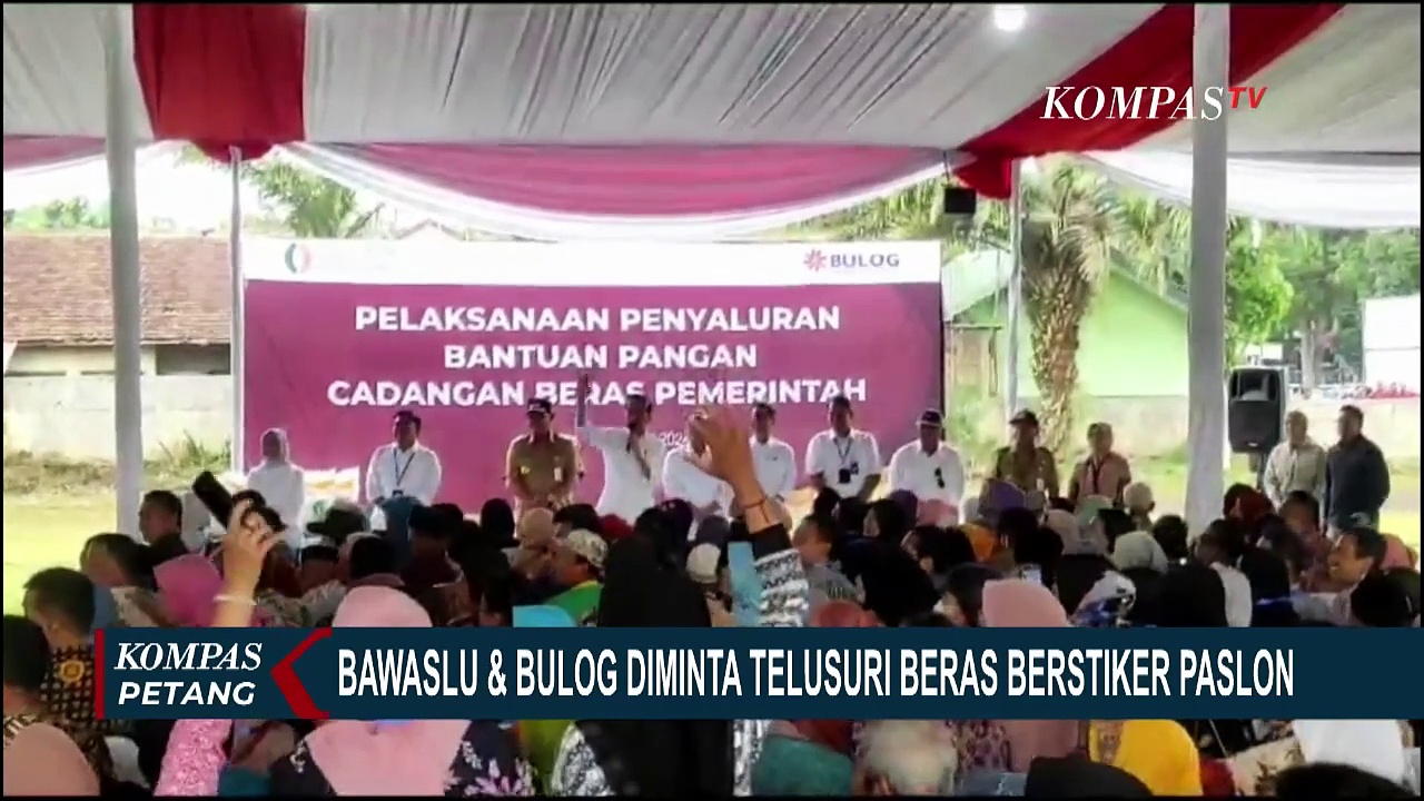 TPN Ganjar-Mahfud Usut Beras Bulog Berstiker Prabowo-Gibran, Begini ...