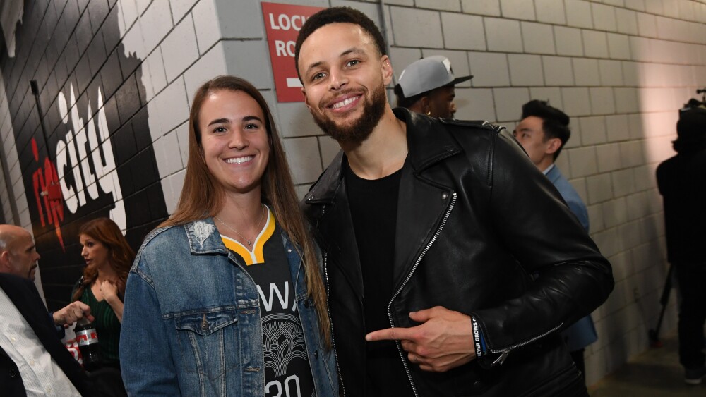 stephen curry, sabrina ionescu rumored to face off in 3-point shootout all-star weekend
