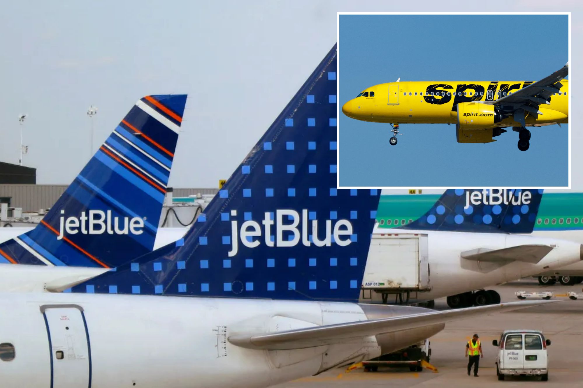 Spirit Shares Sink 13% After JetBlue Casts Doubt On Closing $3.8B Merger