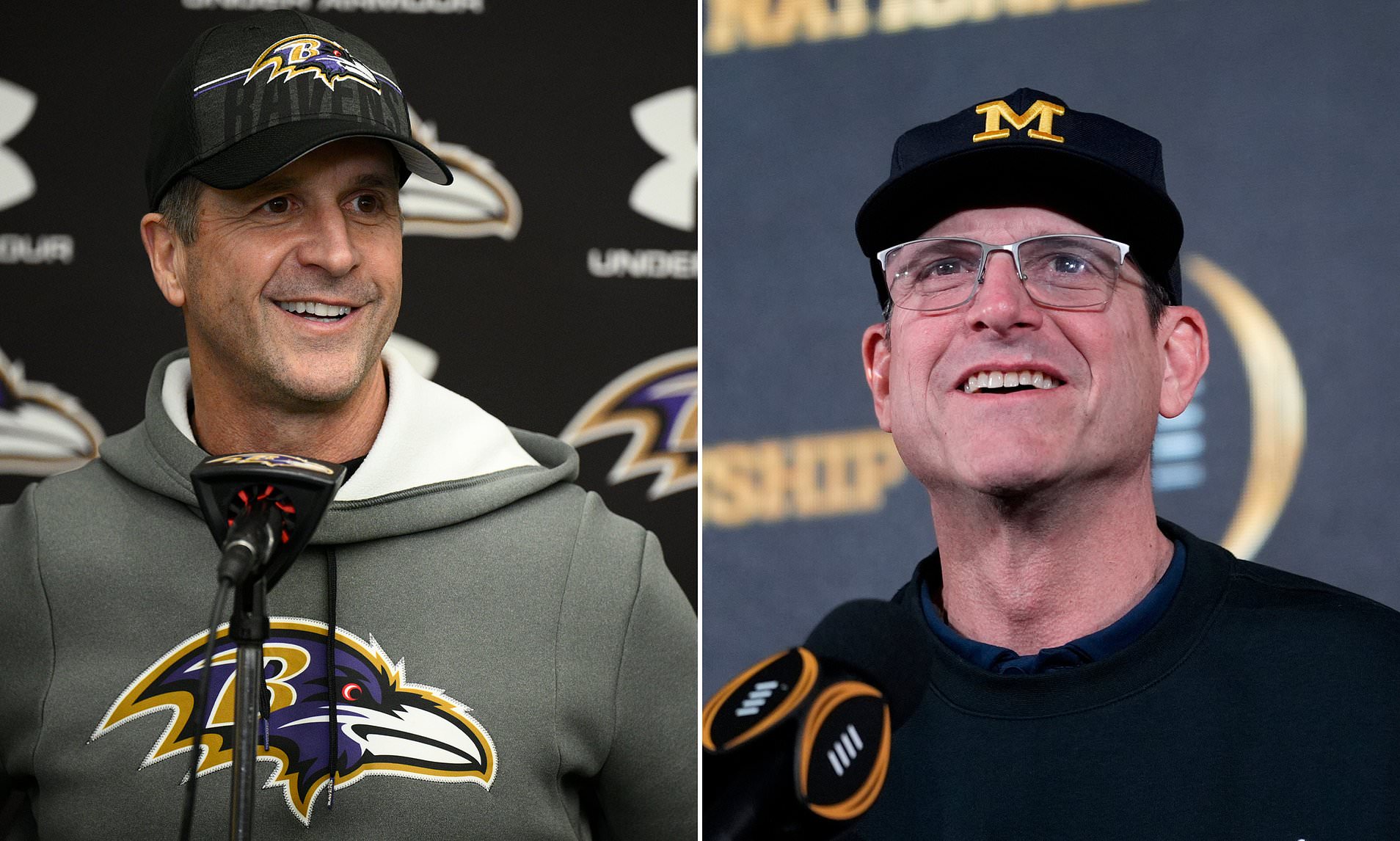 John Harbaugh 'looking Forward' To Facing Brother Jim In The NFL