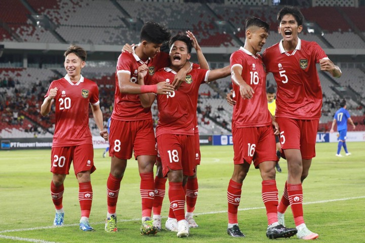 hasil uji coba: sempat unggul, timnas u-20 kena comeback thailand