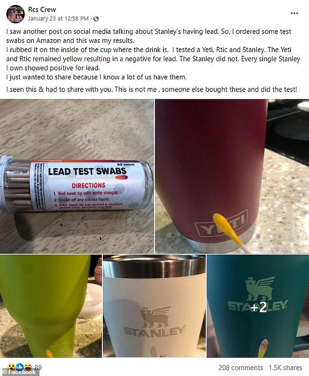 Stanley Responds To Viral Claims That Popular Tumbler Contains Lead 