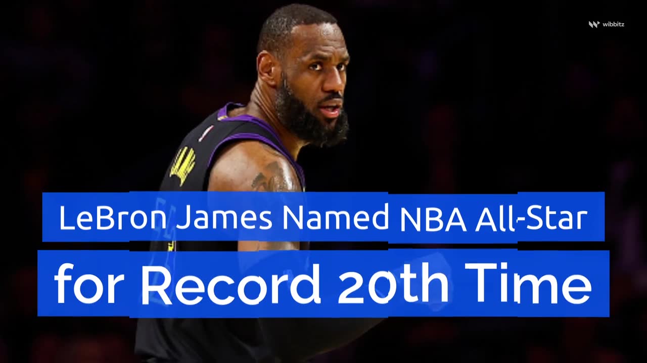 LeBron James Named NBA All-Star For Record 20th Time