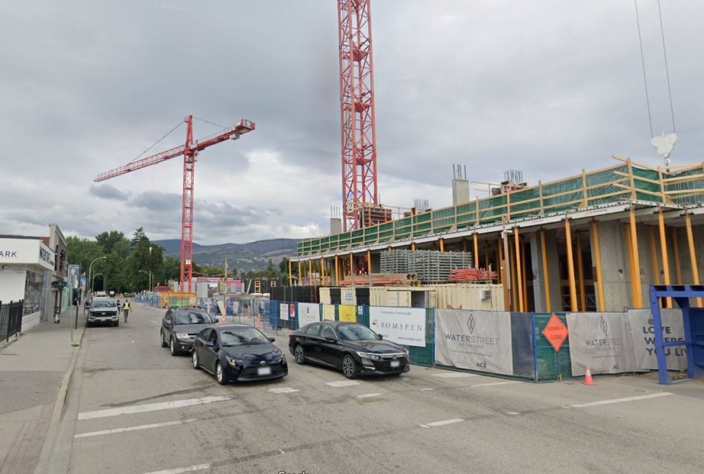 Tower Construction To Close Downtown Kelowna Street For 2 Days   BB1hk8ad.img