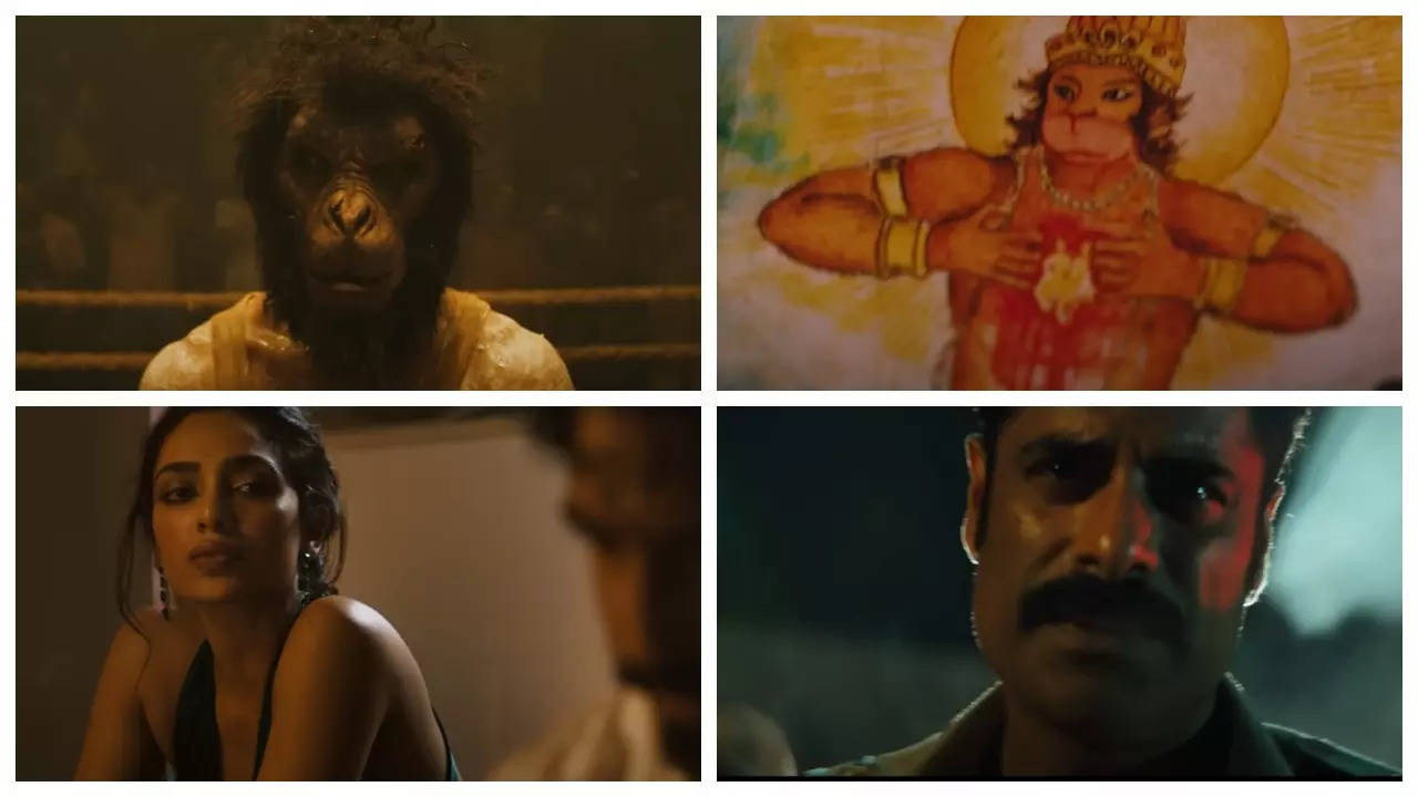 'monkey man' trailer: sobhita dhulipala makes hollywood debut in dev patel directorial inspired by legend of hanuman