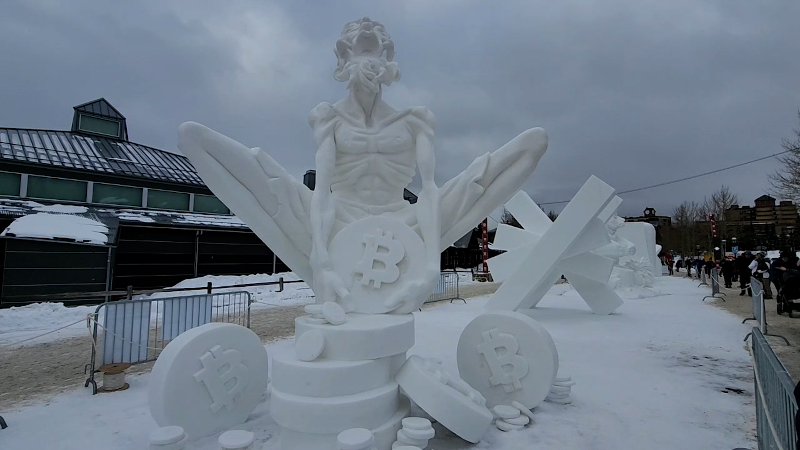 Winning Snow Sculpture Unveiled At Annual Colorado Contest