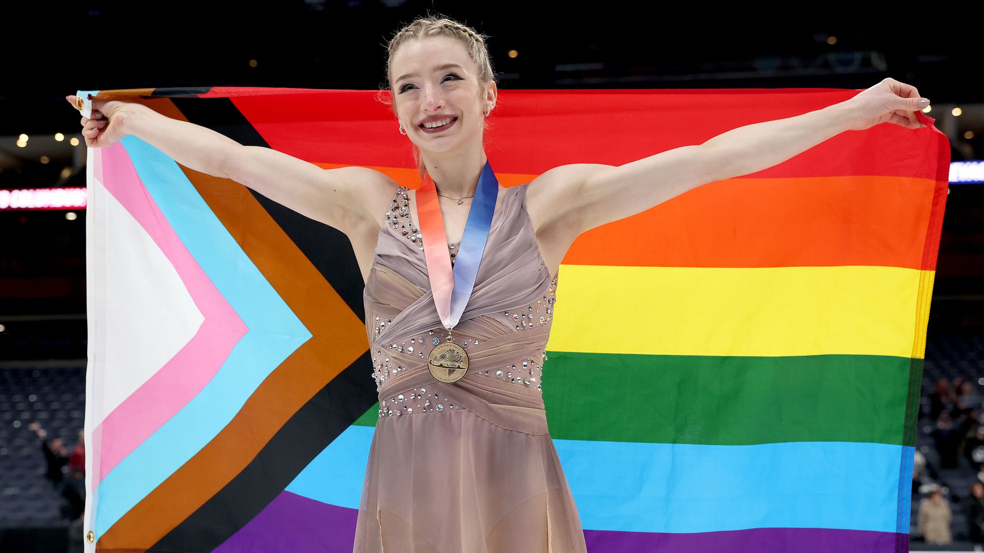 Out Skater Amber Glenn Wins U.S. Figure Skating Title, Poses With ...