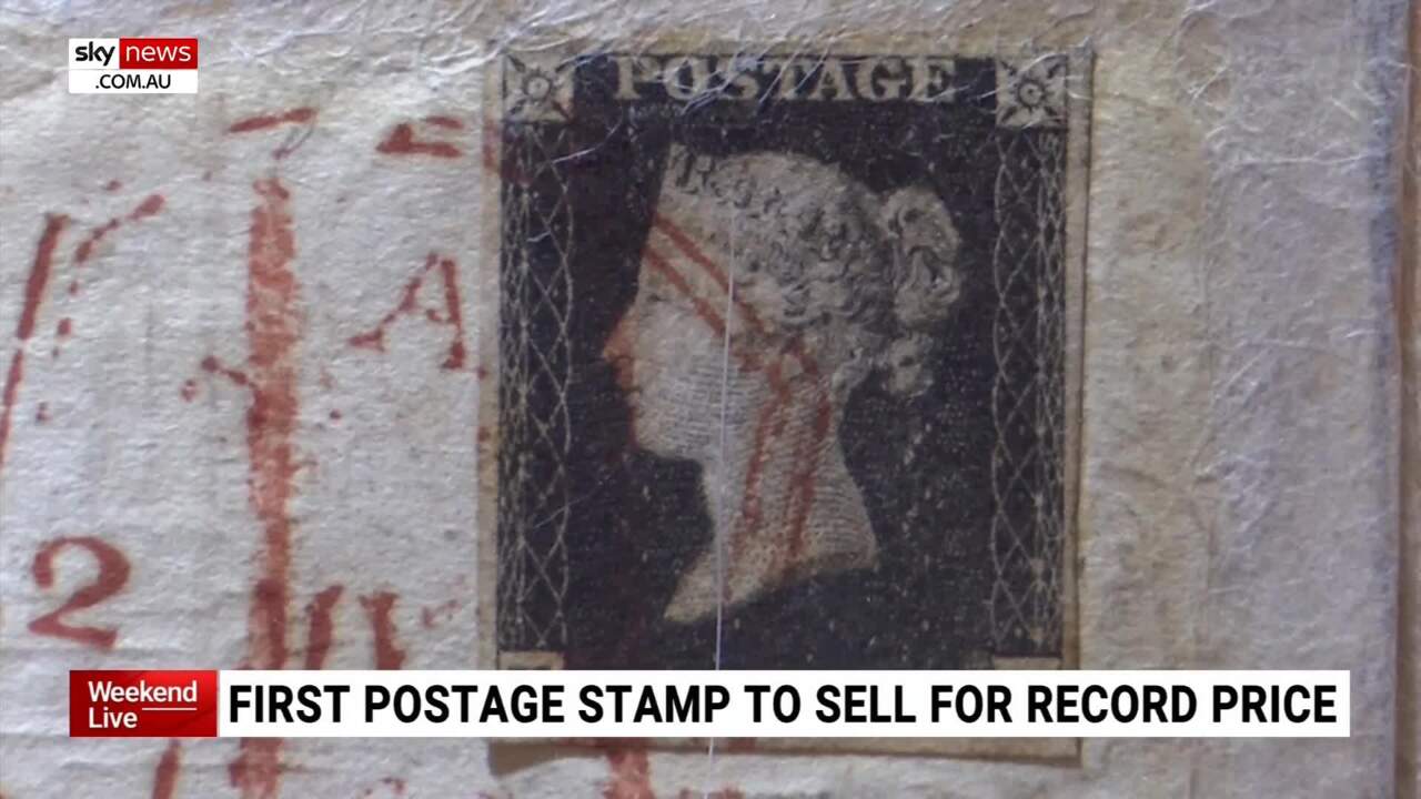 first postage stamp to sell for millions of dollars
