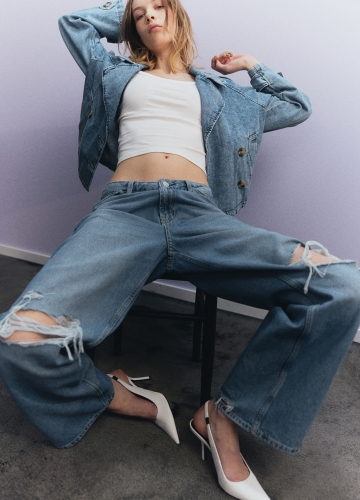 halb jeansjacke, halb trenchcoat: alle sind verrückt nach diesem modetrend von h&m