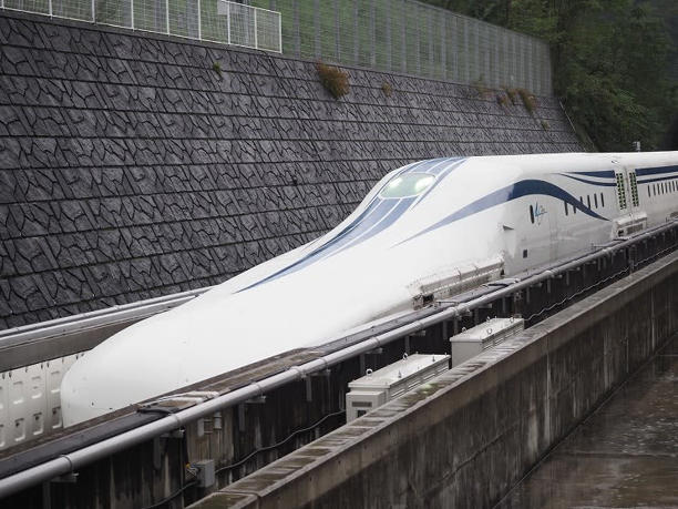 リニア中央新幹線の「L0系改良型試験車」（写真：鉄道チャンネル）