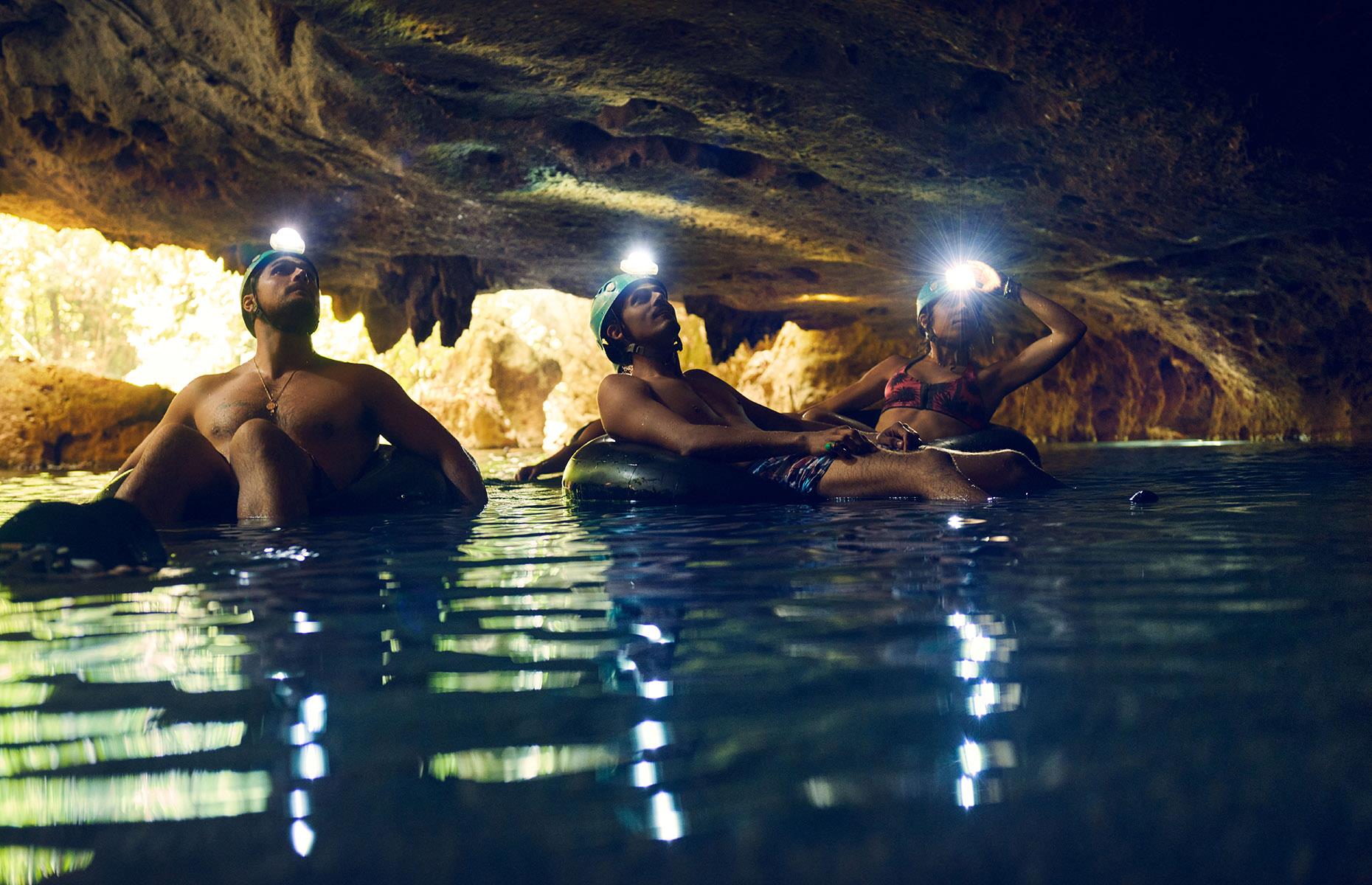 <p>Cave tubing may sound like an extreme sport, but once your eyes adjust to the light there's something strangely soothing about bobbing through a subterranean cavern on an inflatable tube, the water as calm and still as the stone ceiling. Stalactites will glide past, their tips trailing in the clear-blue water, so keep your headlamps trained as your guide steers your plastic armada downriver. There are several sites in Belize where you can cave tube, and St Herman's Cave is among the most popular.</p>