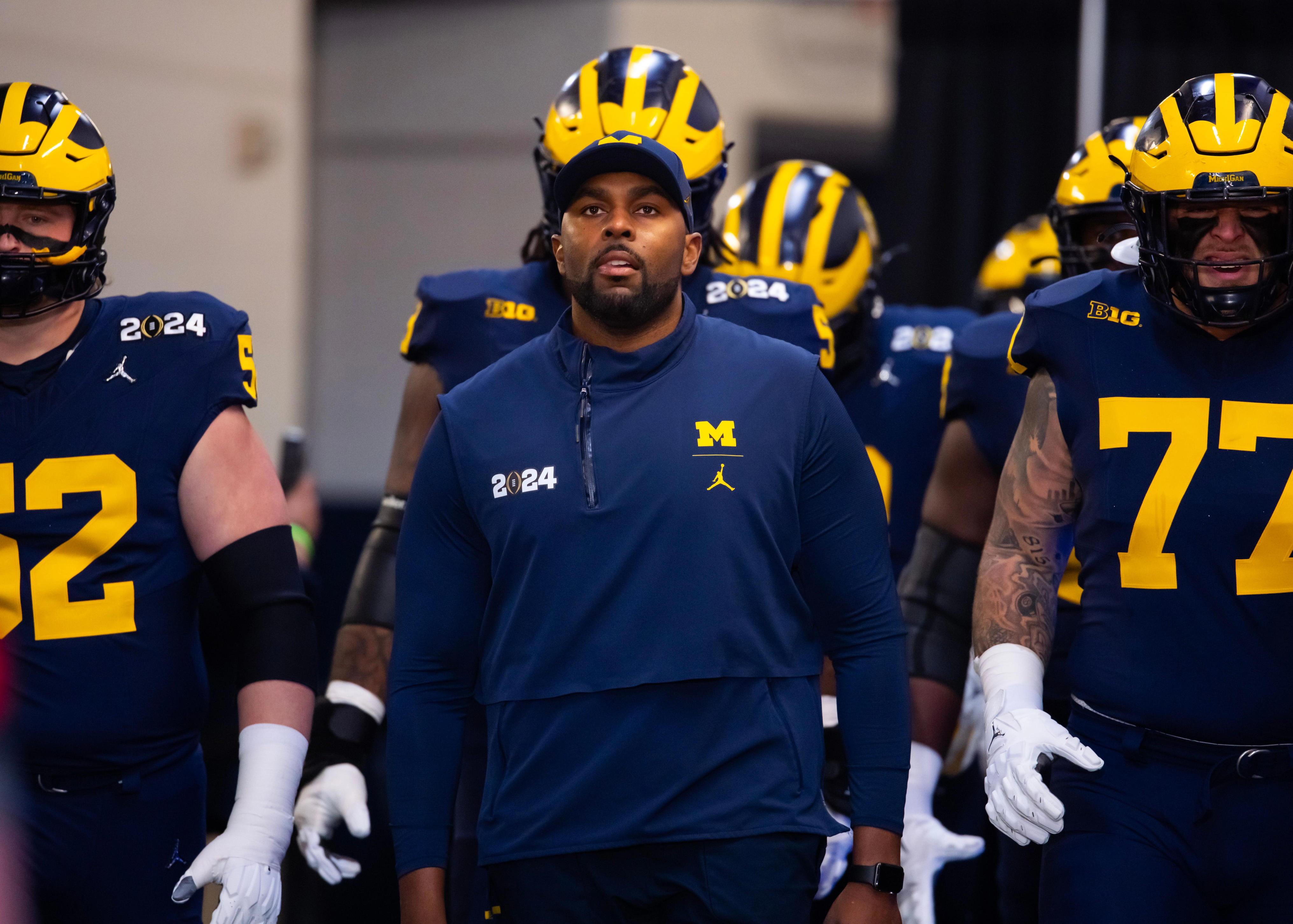 Michigan Promotes Offensive Coordinator Sherrone Moore To Replace Jim ...