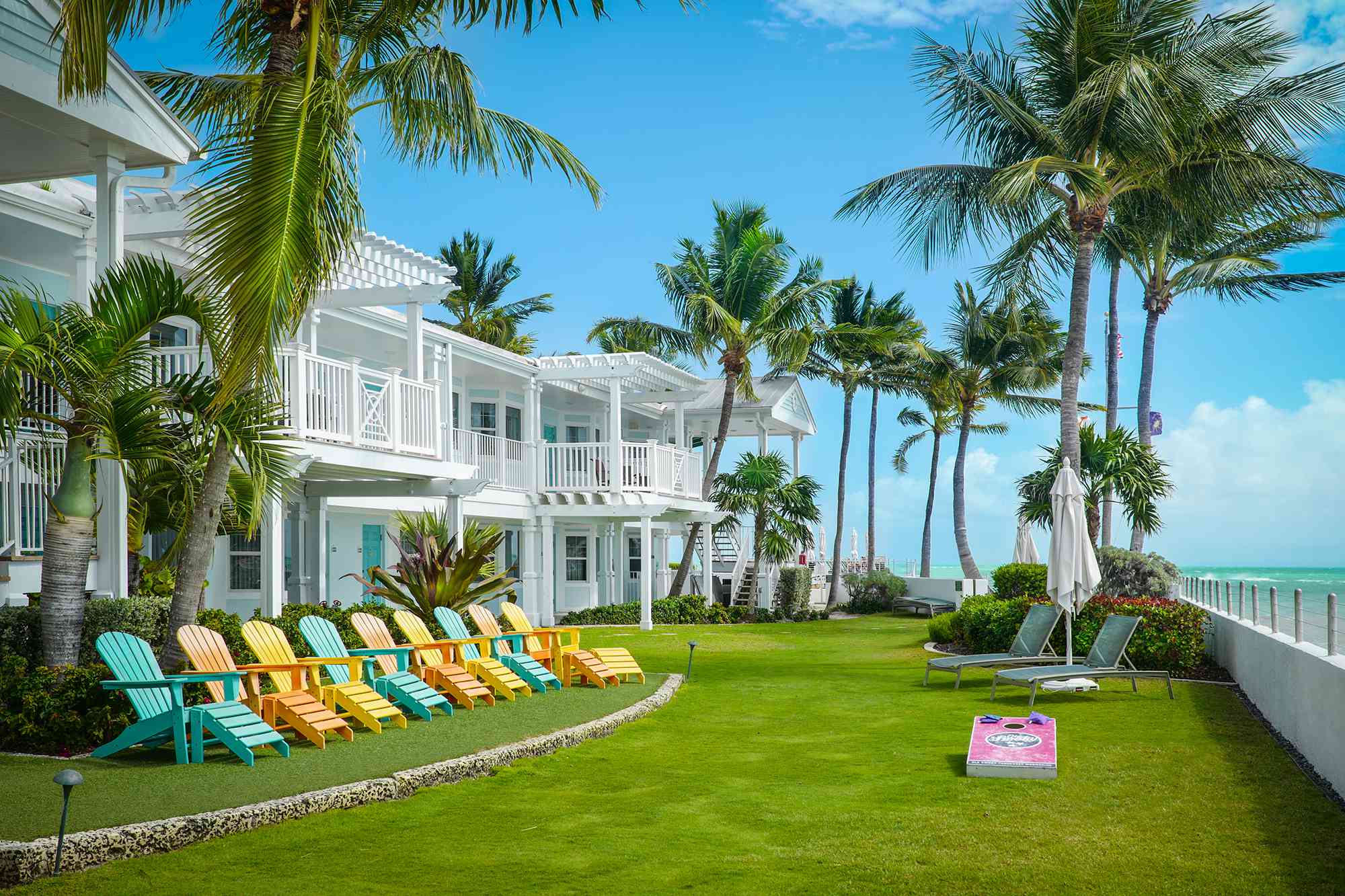 this charming key west, florida, hotel has 3 sparkling pools, a private beach, and activities that make you feel like a local