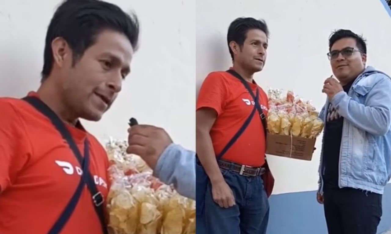 video| exvocalista de grupo bryndis es captado vendiendo papas en la calle: ‘aquí gano más’