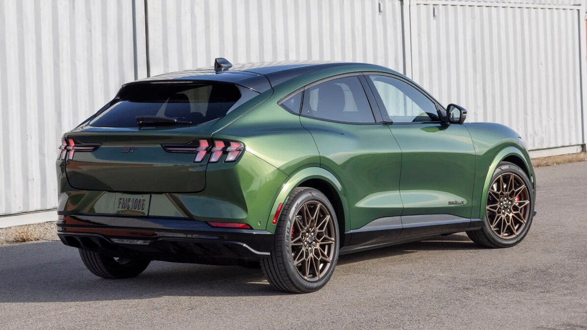 'bronze appearance' ford mustang mach-e packs more speed, much bronze