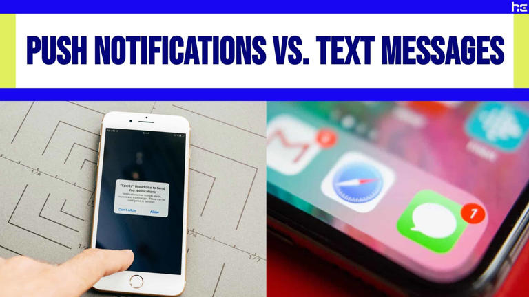 Push Notifications vs. Text Messages: What Are the Key Differences?