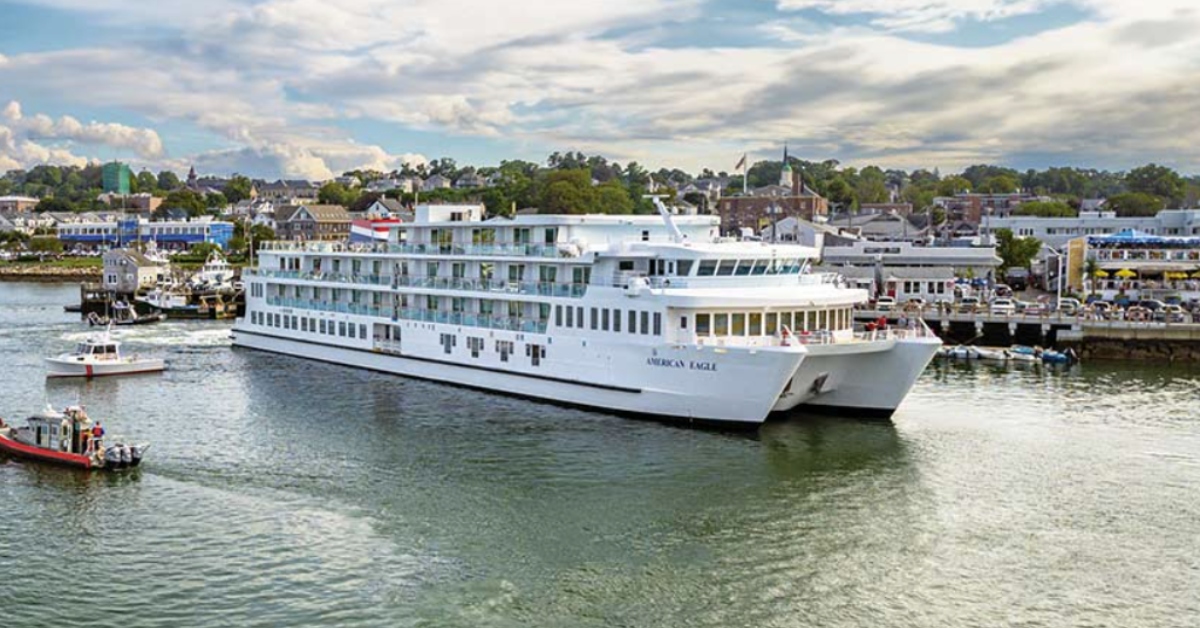 <p> While most cruise ships explore oceans and rivers abroad, American Cruise Lines sets forth on river expeditions in America.  </p> <p>Specific rivers include the Mississippi River and the Columbia and Snake Rivers. Cruises also visit New England, Alaska, Puget Sound, and more. </p> <p> The riverboats range in capacity from 90 to 180 guests, with each vessel featuring onboard entertainment and education, fine dining, and more. </p>