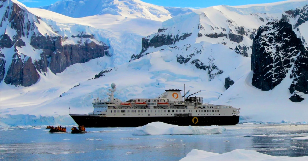 <p> If you’re seeking a true adventure, book a trip on the Ocean Endeavour, which takes guests on a tour of Antarctica.  </p> <p> With limited off-board options, the on-board amenities are vast, including saunas, spas, a pair of restaurants, and more. The experience is also intimate, with the passenger headcount capped at 199. </p>