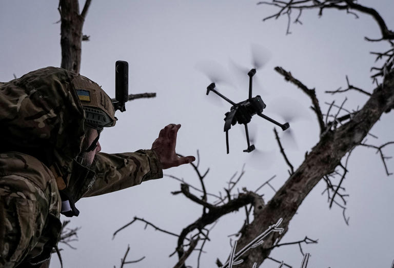 Ukrainian forces are using 'flocks' of FPV drones led by 'queen' drone ...