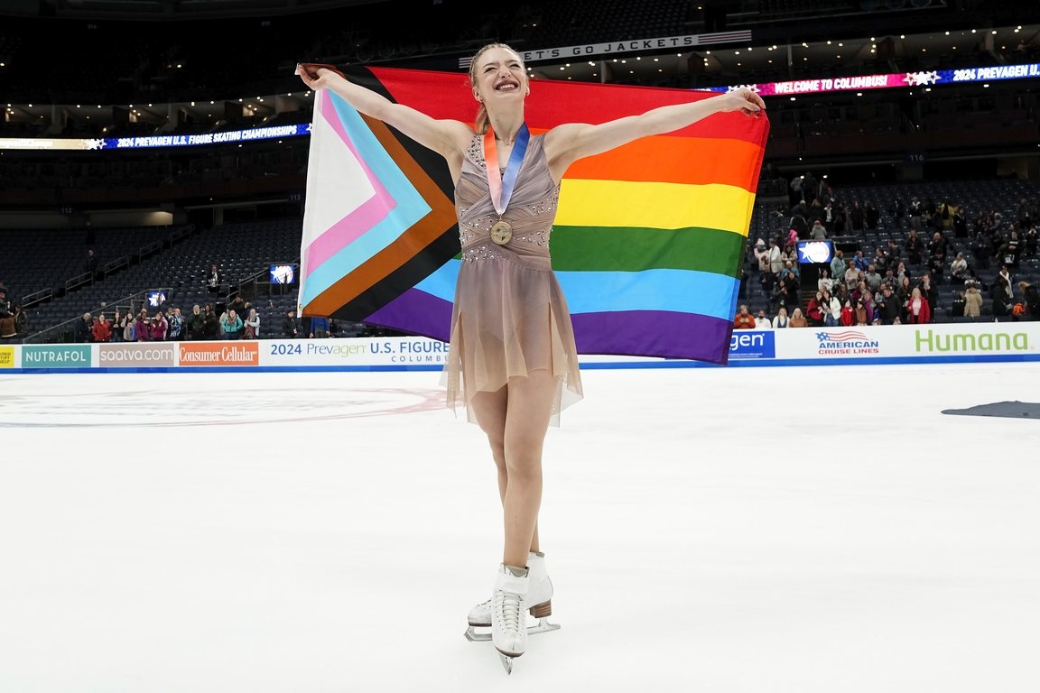 Amber Glenn Wins U.S. Women's Figure Skating Championship, A First For ...