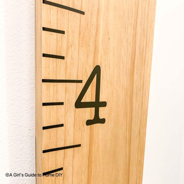 Make Your Own Wooden Ruler Growth Chart