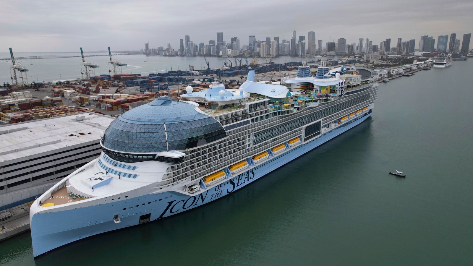 inside the world's largest cruise ship as it sets sail