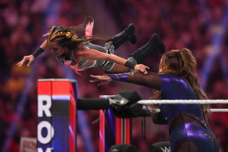 Hard Hitting Photos From The Wwe Royal Rumble Event