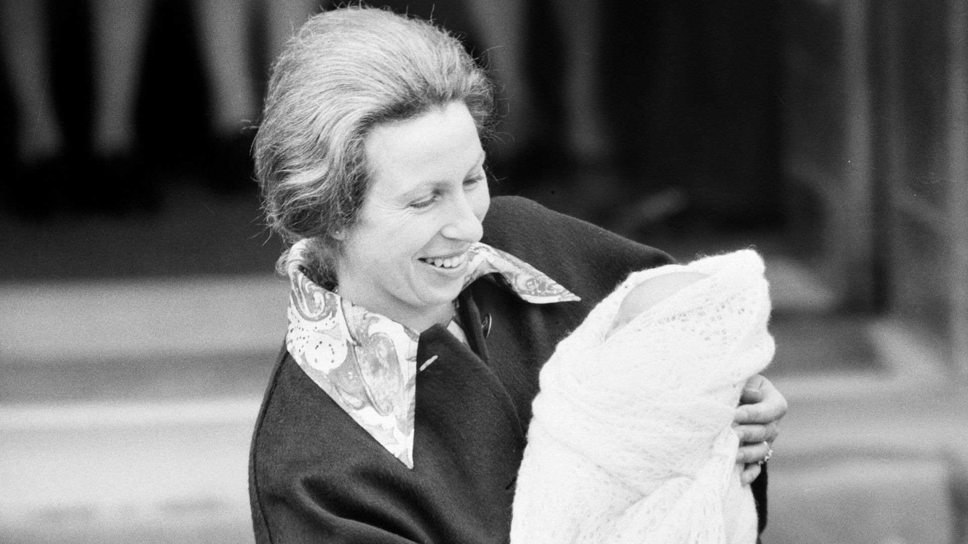 <p>                     The Princess Royal kicked off a royal tradition when she welcomed her daughter Zara Phillips in May 1981, posing on the steps of the Lindo Wing at St. Mary’s Hospital with her newborn – the first time a royal had ever done so after giving birth.                   </p>                                      <p>                     Princess Anne's example has since been followed by many royal couples – Diana and Charles both posed on the steps of the hospital with their two sons, as did Catherine and William with their three children, Prince George, Princess Charlotte and Prince Louis.                   </p>                                      <p>                     Prince Harry and Meghan opted for a different hospital for the birth of their son Archie Harrison Mountbatten-Windsor, but still took part in a royal photo call at Windsor Castle a few days later.                   </p>