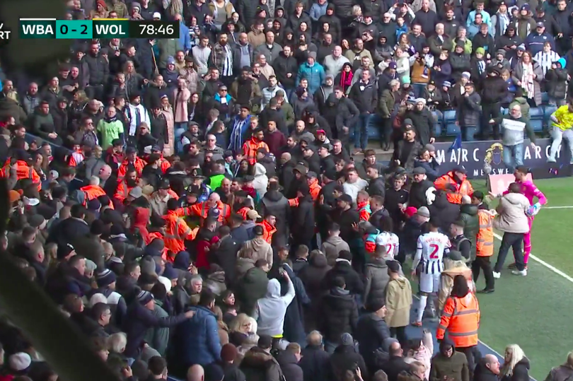 West Brom Vs Wolves SUSPENDED As Chaotic Fan Violence Gets 'really ...