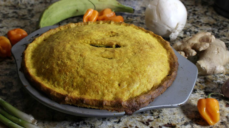 Jamaican Beef Patty Pot Pie Recipe