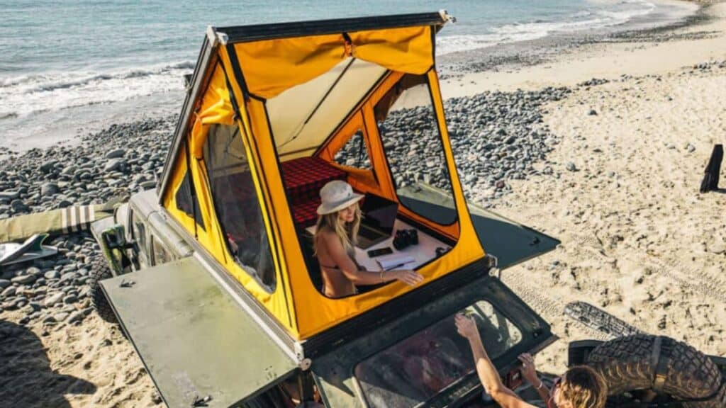 <p>Originally designed for off-road racers (and those supporting them), the Platform Camper from Go Fast Campers is arguably the lightest and cheapest truck camper you’ll find on the market today. It’s perfect for rugged adventurers and those seeking true solitude at off-grid destinations that many others wouldn’t even attempt to reach. </p><p>Like many of these cheap truck campers, you’ll have the freedom to customize your ideal unit with Go Fast Campers. That starts with choosing the standard 90” x 50” sleeping area or upgrading to the XL 90” x 56” area. It continues with options to include automotive front and rear windows, side tent doors, and more. </p>