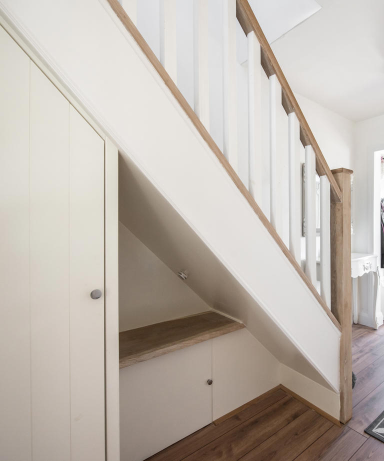 How to create under-stairs storage — whether you rent or own