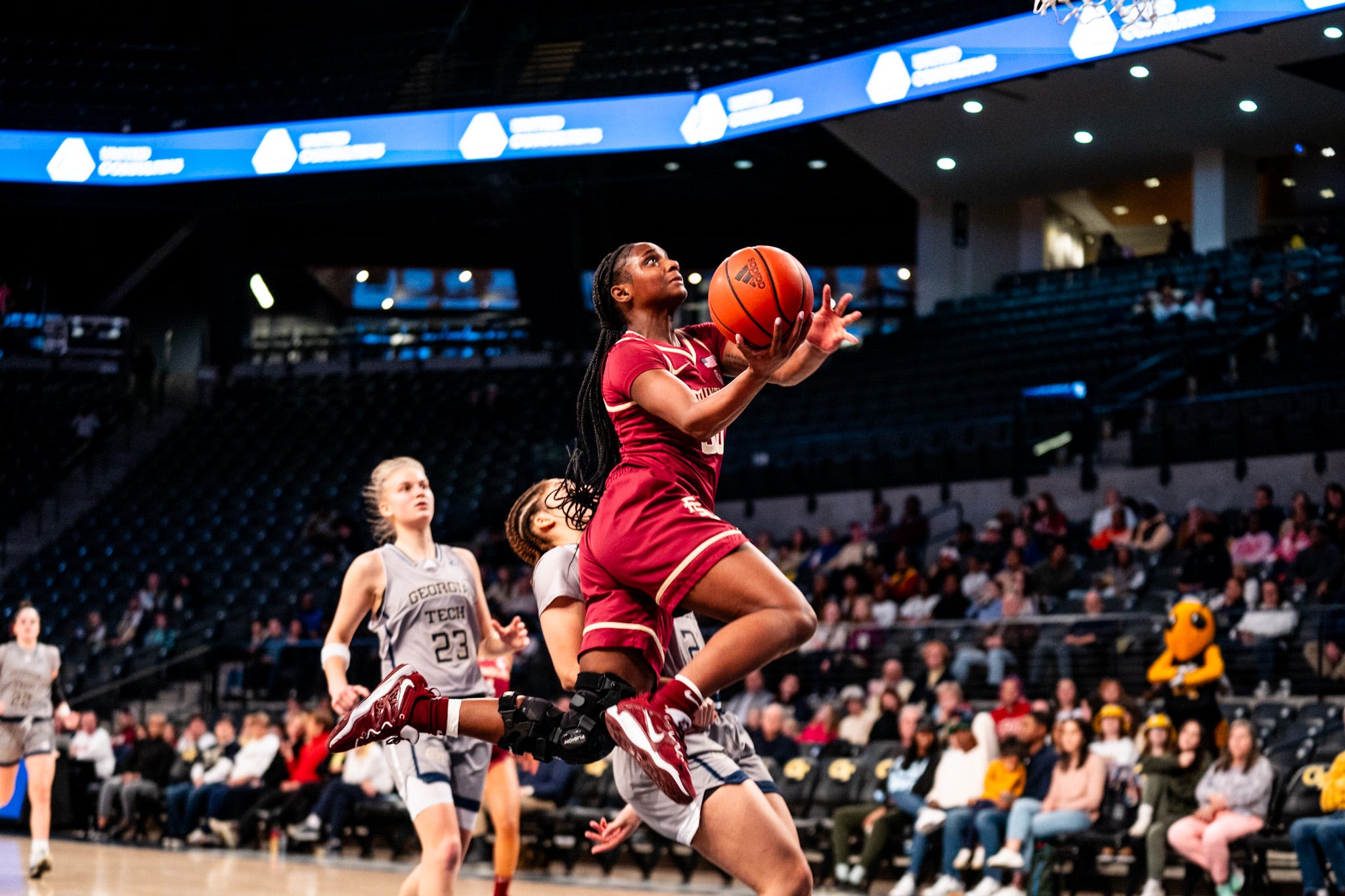 Ta'Niya Latson Makes History; No. 23 Seminoles Sting Georgia Tech Again