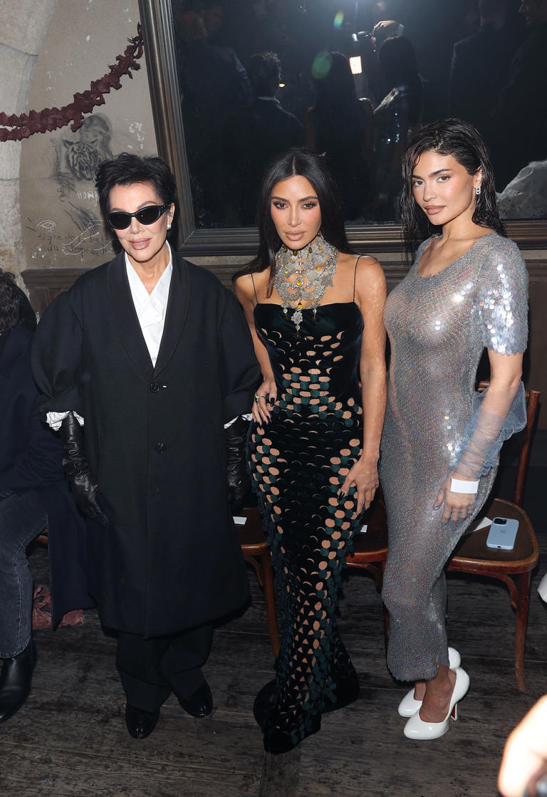 Kylie Jenner Opts For a Vintage Alaïa Bathrobe As Evening Wear