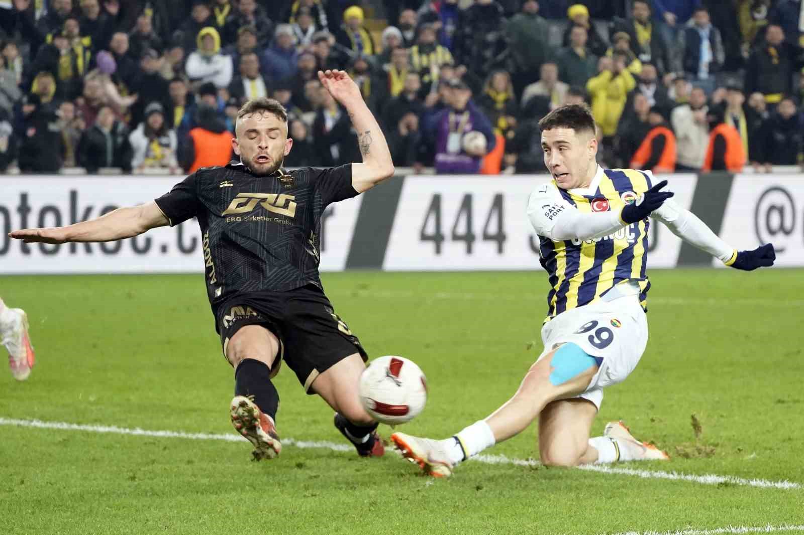 Trendyol Süper Lig: Fenerbahçe: 2 - MKE Ankaragücü: 1 (Maç Sonucu)