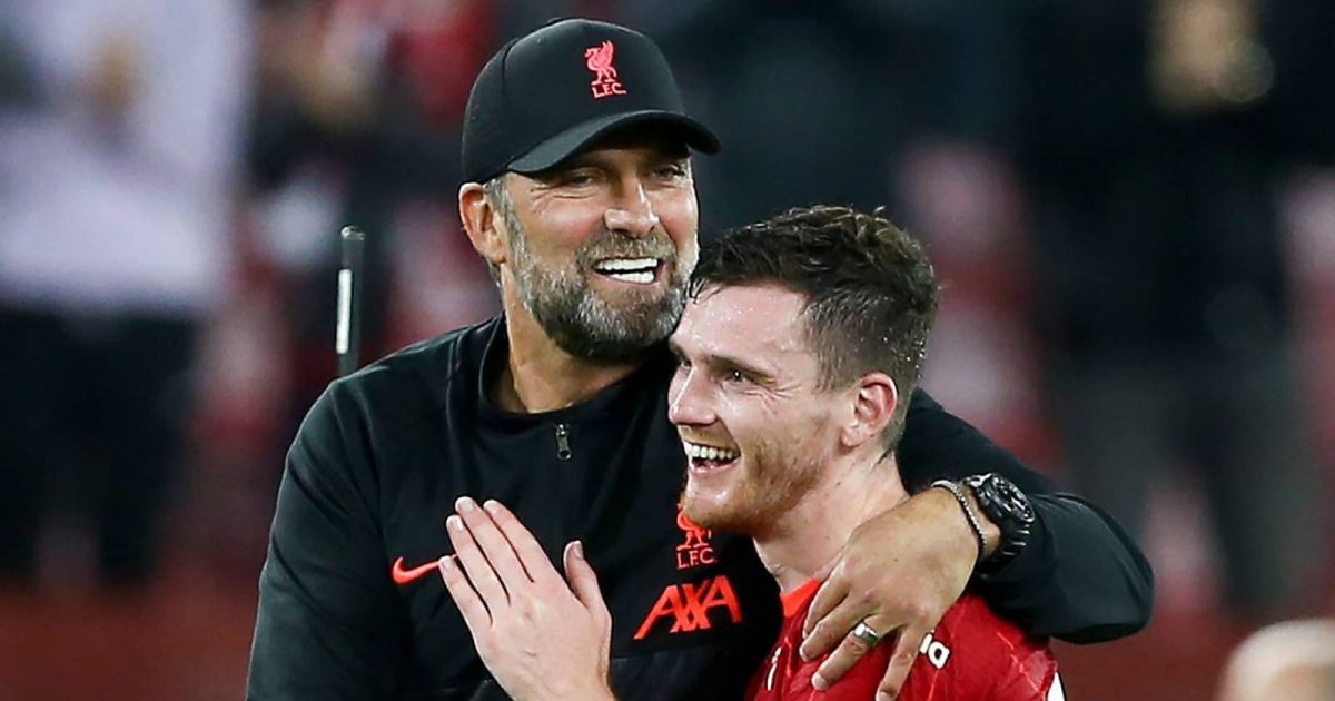 robertson: liverpool ‘forever grateful’ to klopp and hope to give him ‘sendoff he truly deserves’
