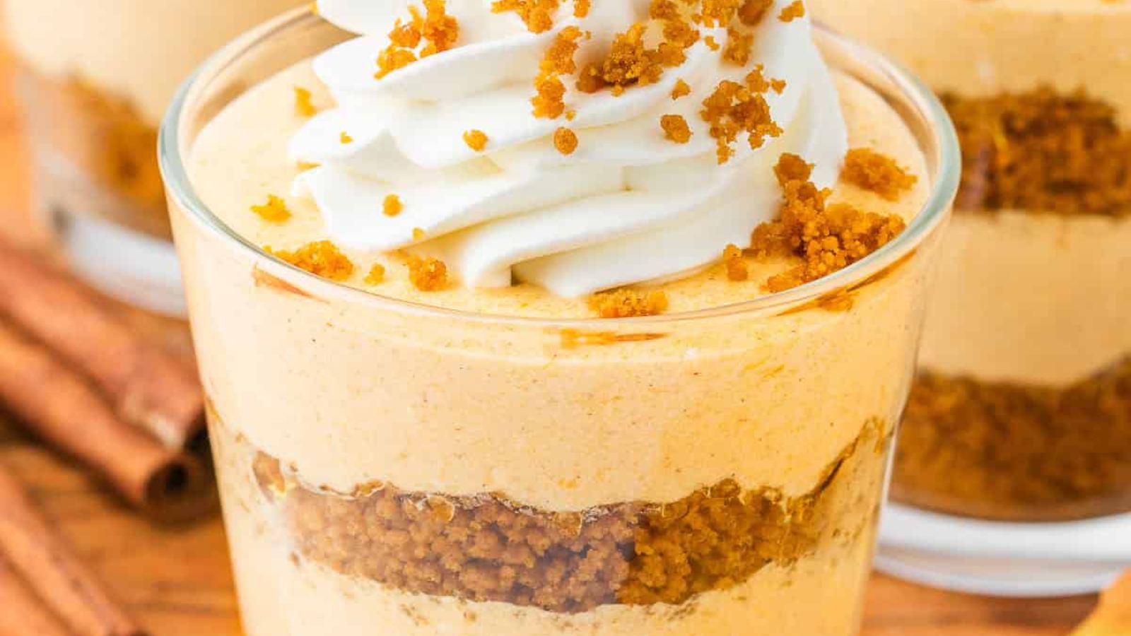 <p>A Pumpkin Pie in a Cup is a fun and easy fall treat! It’s everything you love about pumpkin pie, served up in individual, no-bake dessert cups. These are perfect for Halloween, Thanksgiving, or any holiday event.</p>