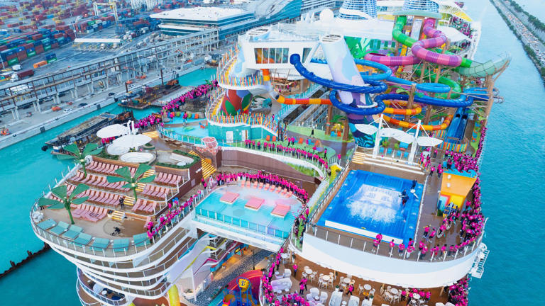 Lots of cruise ships have pools and water slides, but these are especially great for kids.