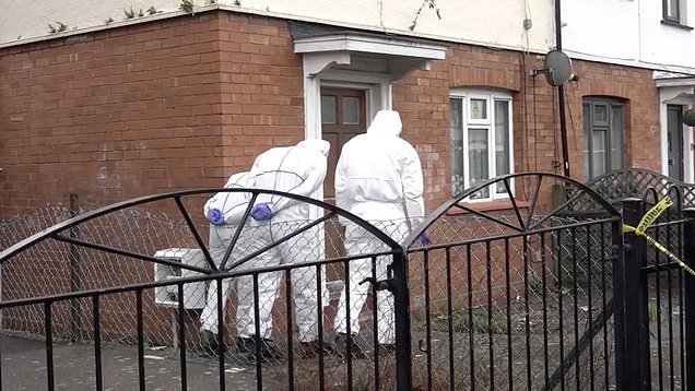 Forensics At Scene After Two Boys Stabbed To Death In Bristol