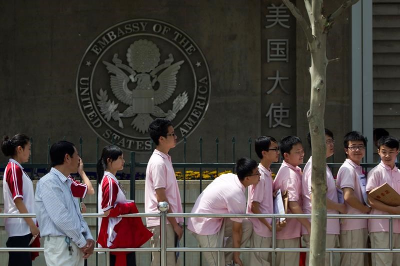 china is protesting interrogations and deportations of its students at us entry points