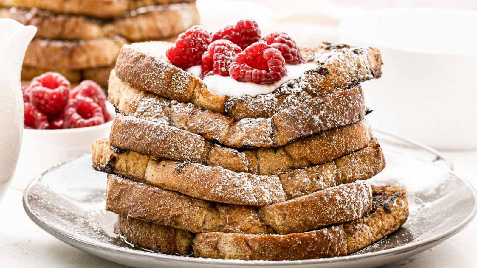 <p>Who knew that vegan French toast could be so satisfying? This recipe uses plant-based ingredients to create a delicious and cruelty-free breakfast. Enjoy the classic taste of French toast topped with your favorite fruits or syrup. <br><strong>Get the Recipe: </strong><a href="https://twocityvegans.com/easy-vegan-french-toast/?utm_source=msn&utm_medium=page&utm_campaign=msn" rel="noopener">Easy Vegan French Toast</a></p>