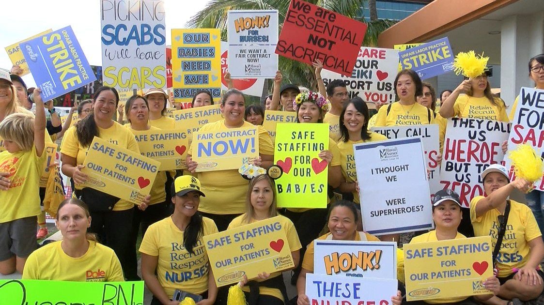 Kapiolani Medical Center Nurses Wrap Up Weeklong Strike