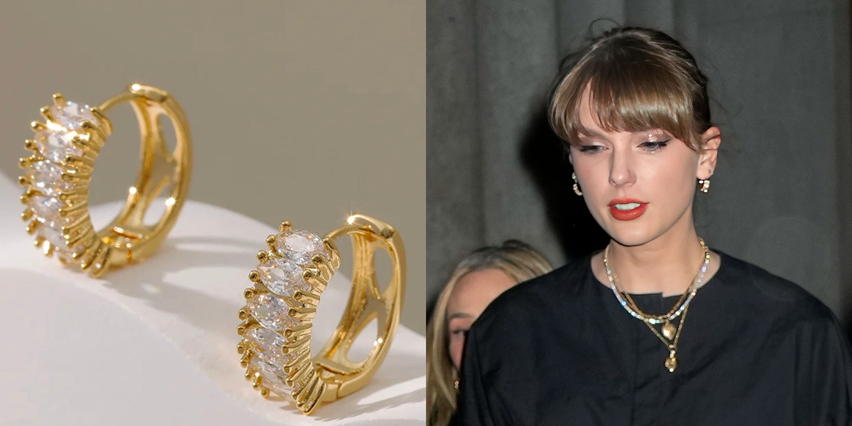 We Found the Exact $52 Hoop Earrings Taylor Swift Keeps Wearing