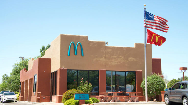 Visit The World's First And Only McDonald's With Teal Arches In This ...