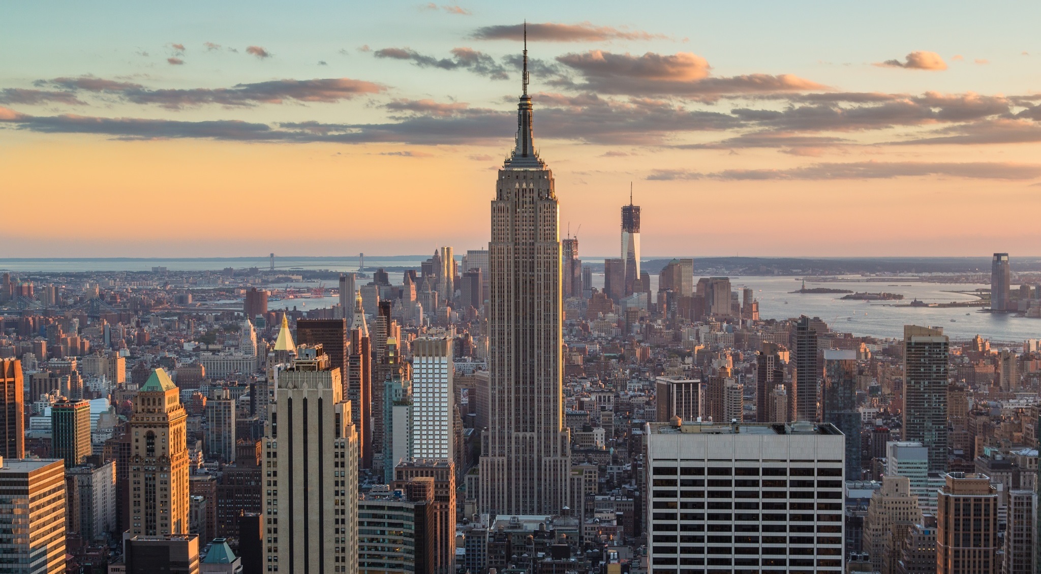 <p>The Empire State Building is arguably one of the most famous buildings in the world, and is a true icon in New York City.</p><p>It stands 102 stories tall (1, 250 feet) and can accommodate tens of thousands of people.</p><p><strong>Features:</strong> observation decks, tours, exhibits, shops, restaurants, theater</p><p>Sam valadi, Flickr</p>