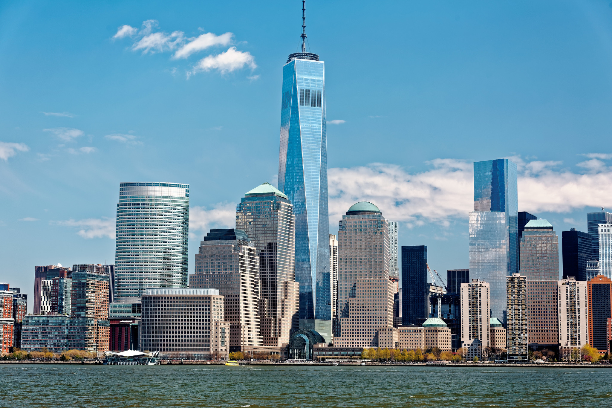<p>A stunning skyscraper in the heart of New York City, the One World Trade Center is recognized as the <strong>tallest building in the U.S</strong>. It was built on the site of the former World Trade Center.</p><p>Tourists enjoy views of the world-renowned skyline unlike any other in the city.</p><p><strong>Features:</strong> Observatory, fine dining, shopping, events</p><p>Michael Vadon, Flickr</p>
