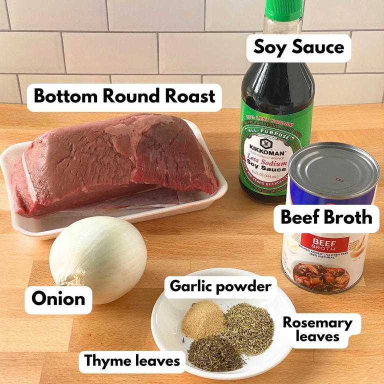 Easy Bottom Round Roast Recipe (crock-pot)