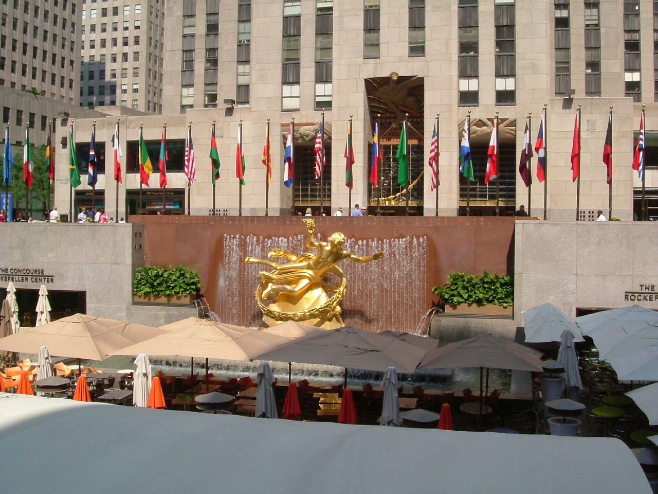 <p>The Rockefeller Center is a must-see attraction in NYC. Not only is it a tourist hot-spot for many different activities, it is also home to many American traditional events, such as the annual Christmas Tree Lighting.</p><p><strong>Features:</strong> Top of the Rock (observation decks), Ice Rink, Rainbow Room, Tours, Food & Drink, Events and CelebrationsRob Young, CC BY 2.0, Wikimedia Commons</p>